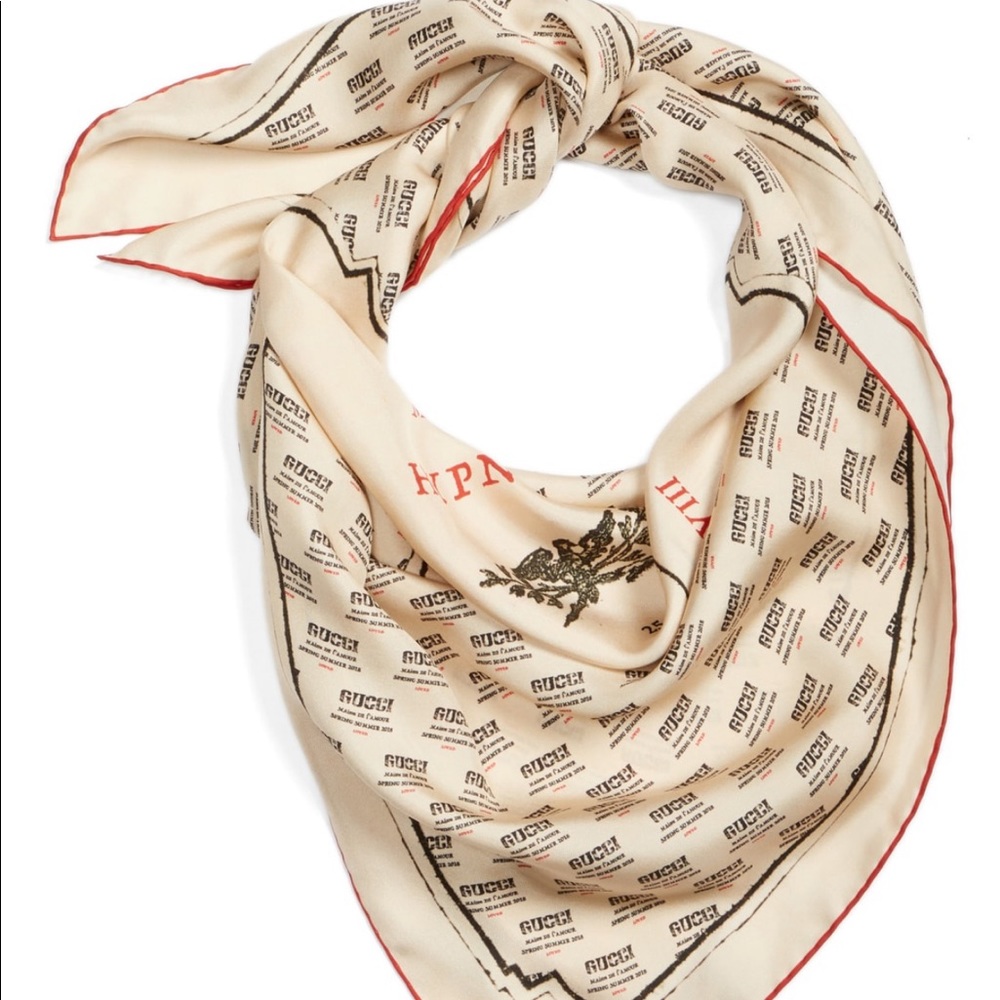 GUCCI Silk Scarf - Picture 3 of 6